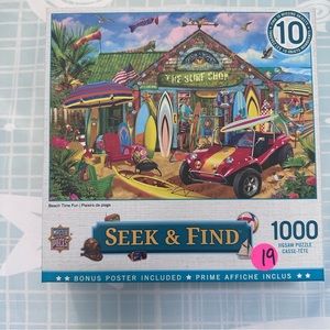 Master Pieces Seek and Find puzzle